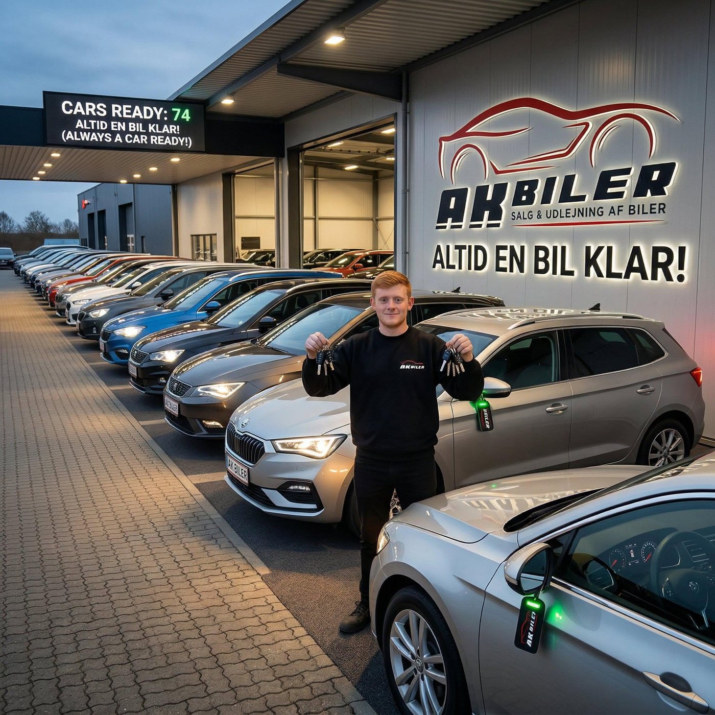 Biler til langtidsleje hos AK Biler Skive